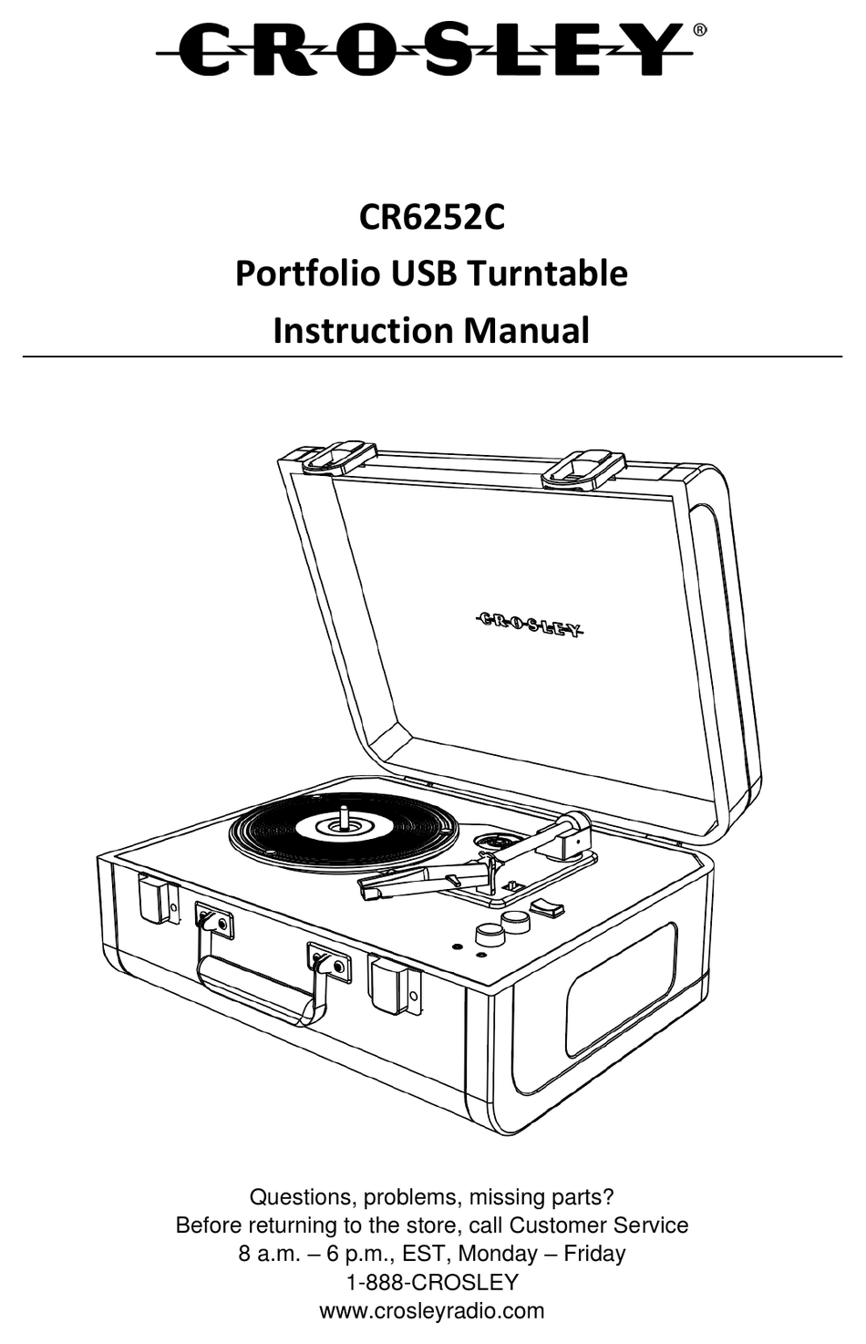 CROSLEY CR6252C INSTRUCTION MANUAL Pdf Download ManualsLib