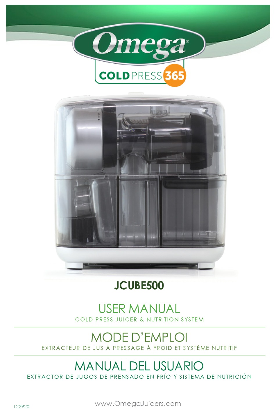 OMEGA JCUBE500 USER MANUAL Pdf Download ManualsLib