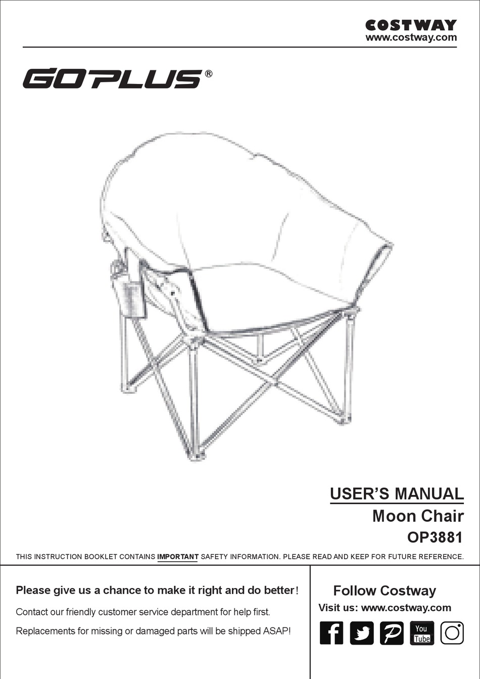 COSTWAY OP3881 USER MANUAL Pdf Download ManualsLib
