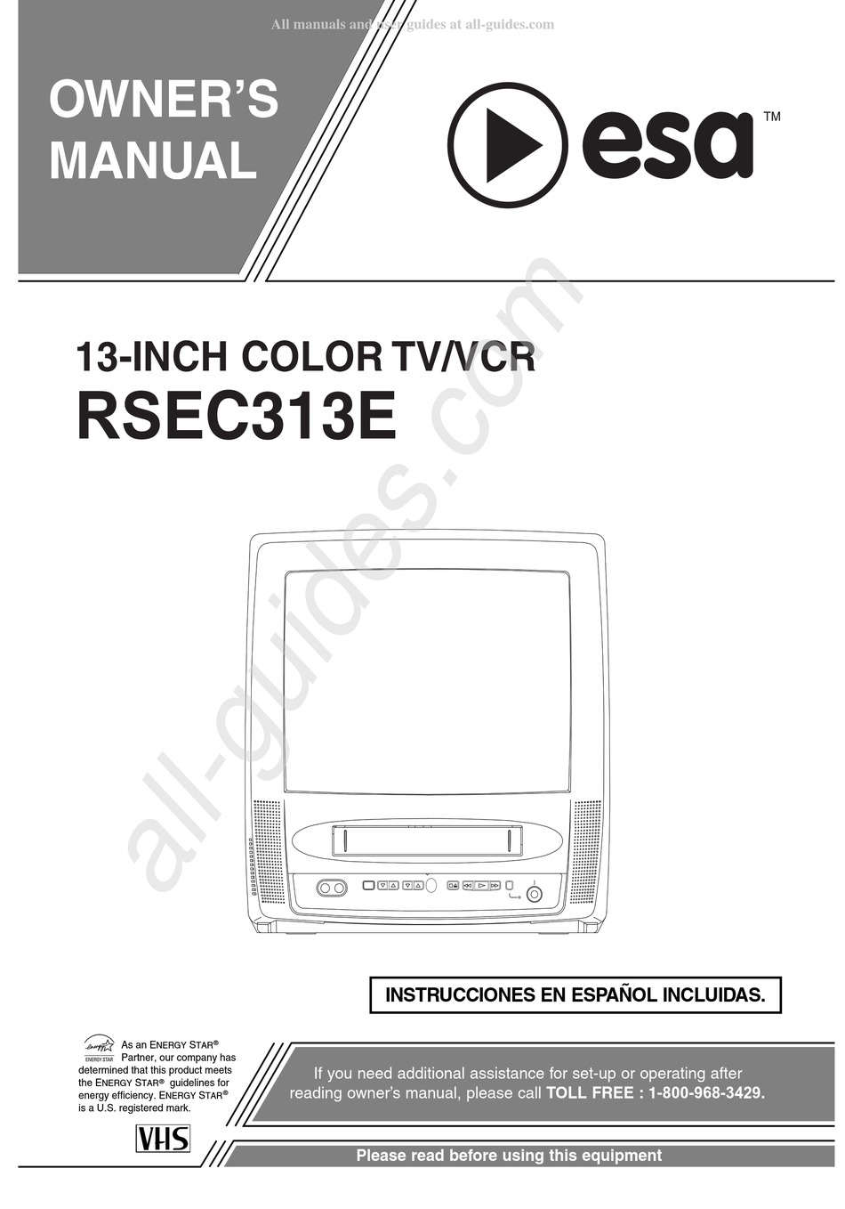 FUNAI ESA RSEC313E OWNER'S MANUAL Pdf Download ManualsLib