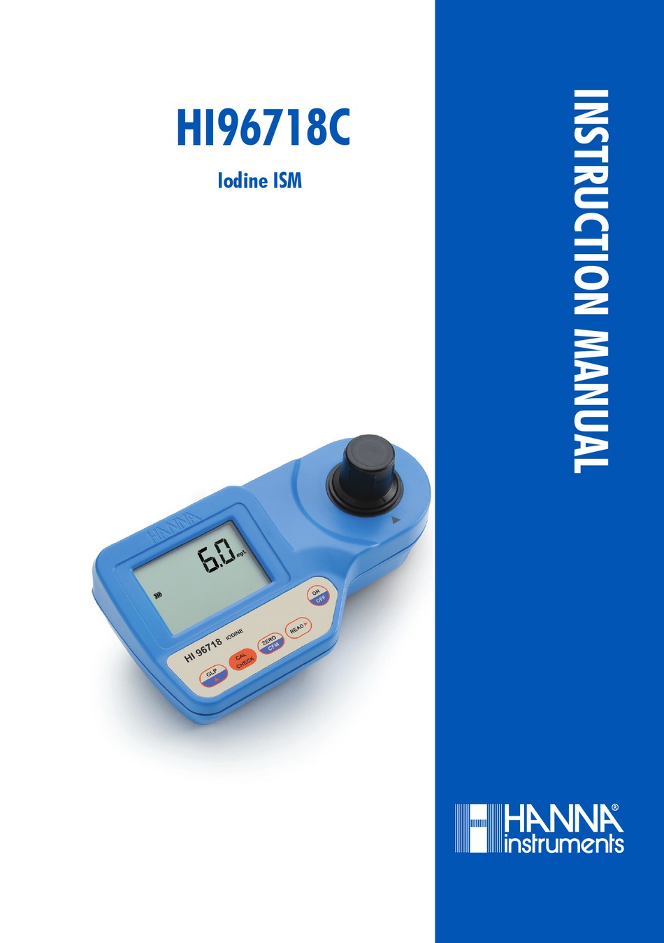 HANNA INSTRUMENTS HI96718C INSTRUCTION MANUAL Pdf Download ManualsLib