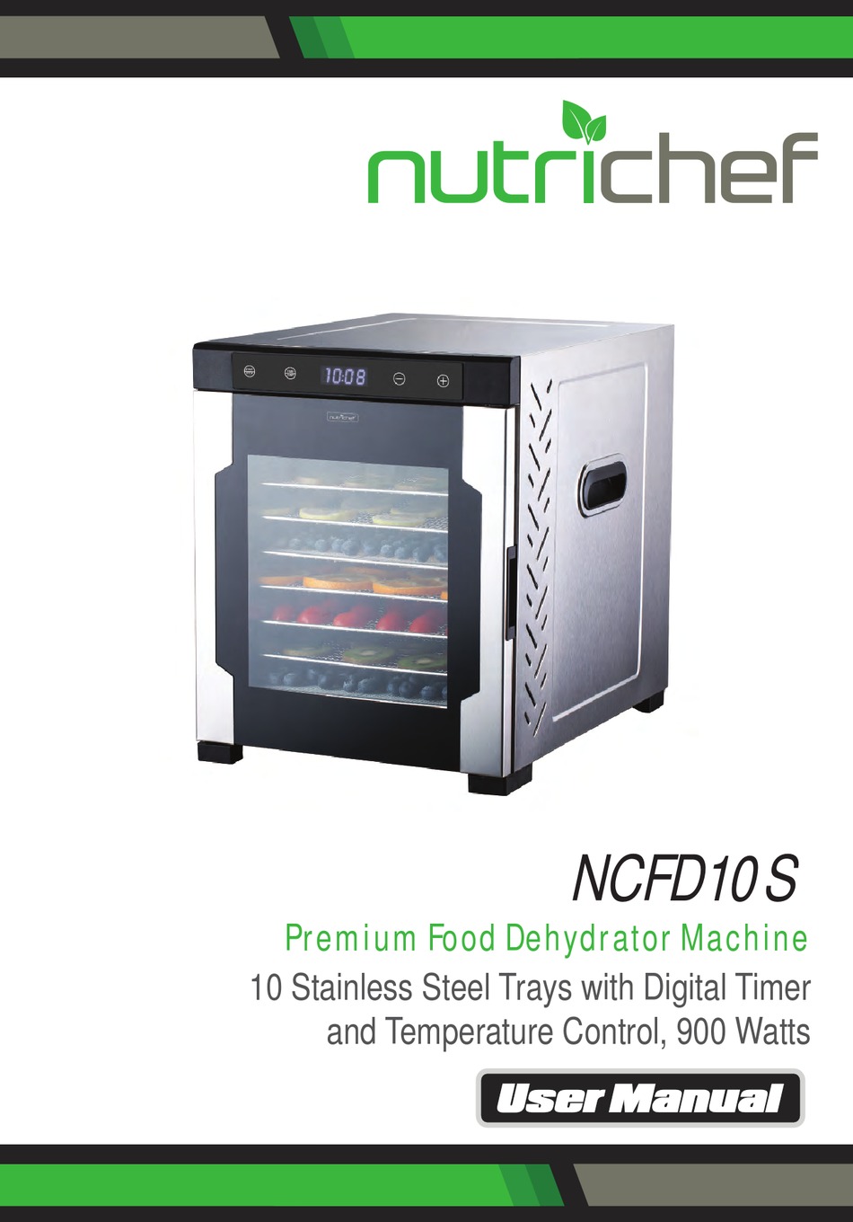 NUTRICHEF NCFD10S USER MANUAL Pdf Download ManualsLib