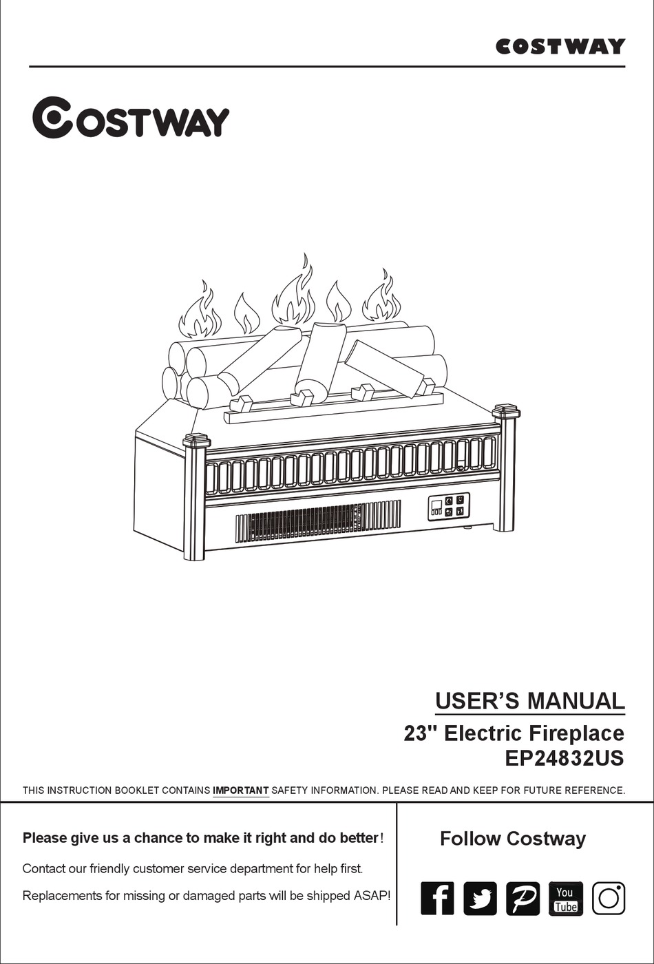 COSTWAY EP24832US USER MANUAL Pdf Download ManualsLib