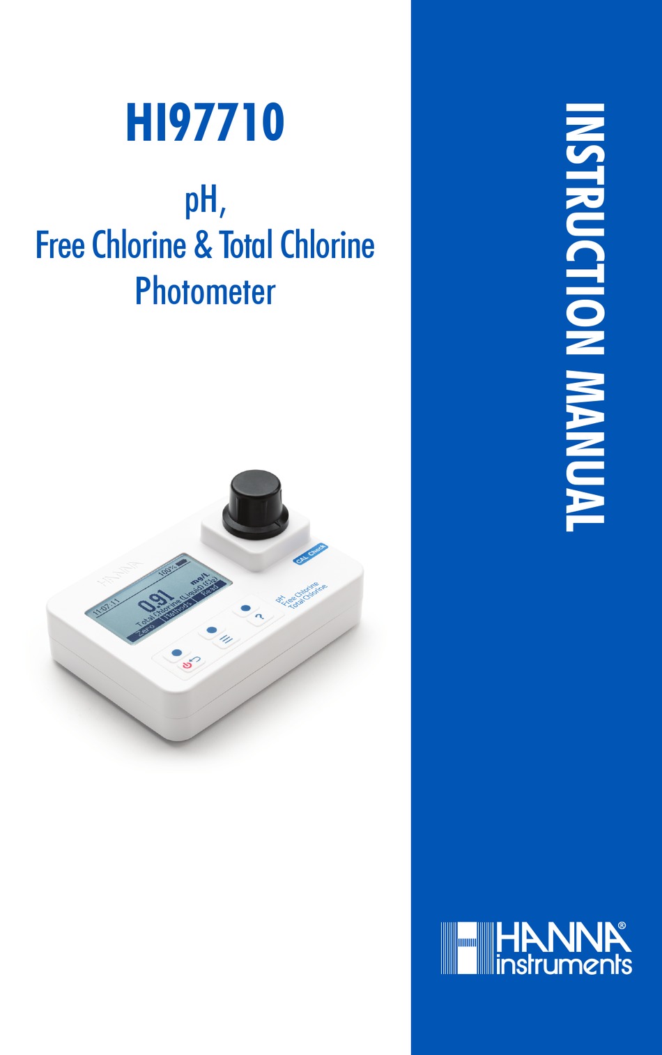 HANNA INSTRUMENTS HI97710 INSTRUCTION MANUAL Pdf Download ManualsLib