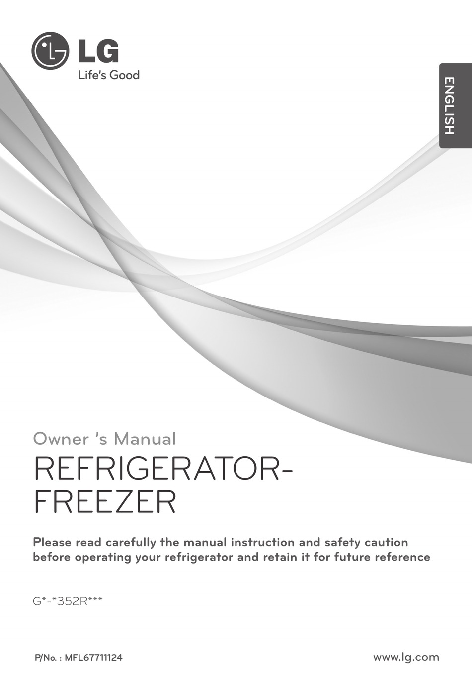 LG G 352R SERIES OWNER