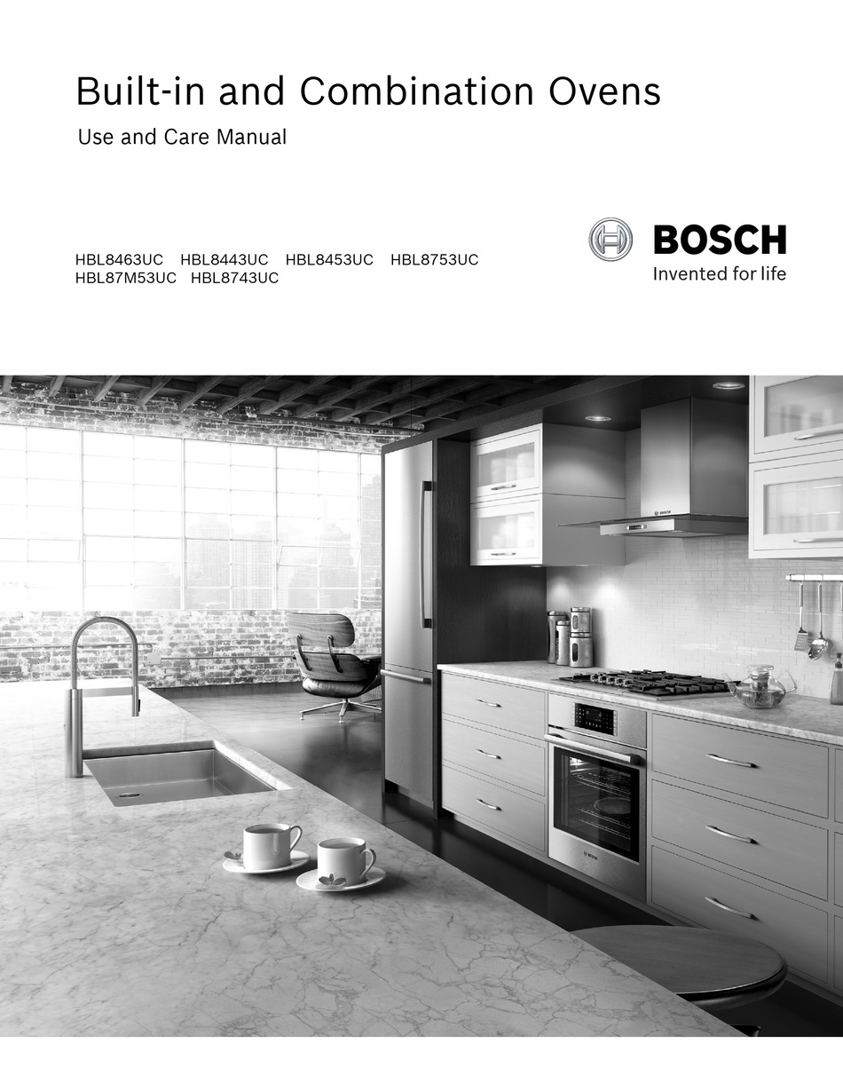 BOSCH HBL8443UC USE AND CARE MANUAL Pdf Download ManualsLib