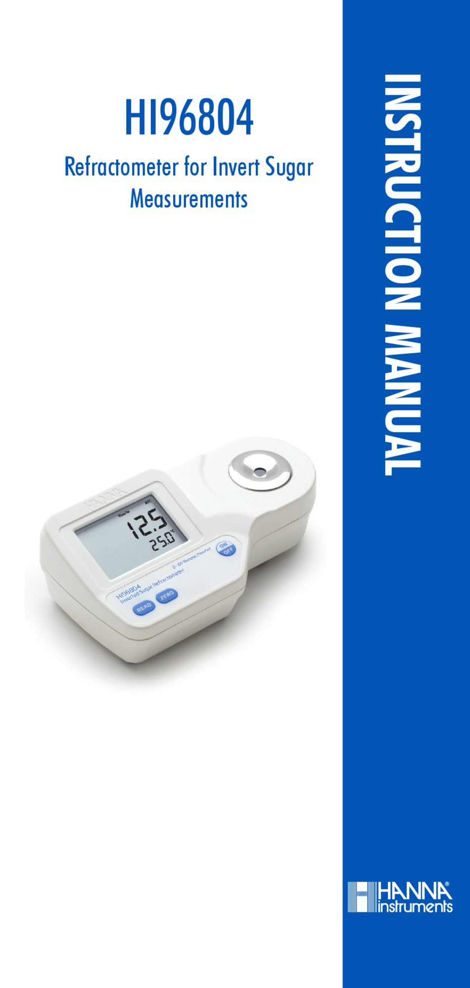 HANNA INSTRUMENTS HI96804 INSTRUCTION MANUAL Pdf Download ManualsLib