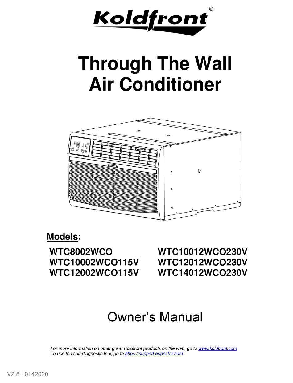 KOLDFRONT WTC8002WCO OWNER'S MANUAL Pdf Download ManualsLib