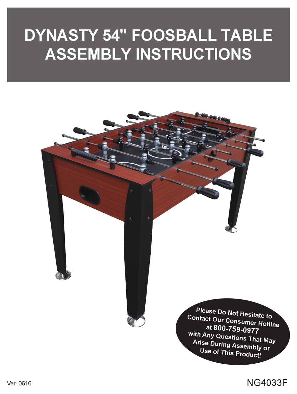 CARMELLI DYNASTY NG4033F ASSEMBLY INSTRUCTIONS MANUAL Pdf Download