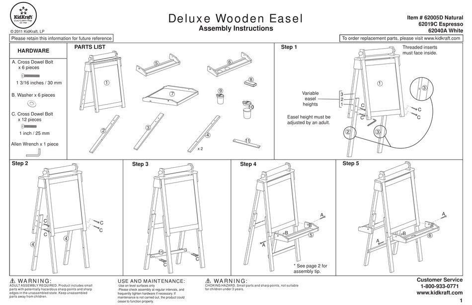 KIDKRAFT 62005D ASSEMBLY INSTRUCTIONS Pdf Download ManualsLib