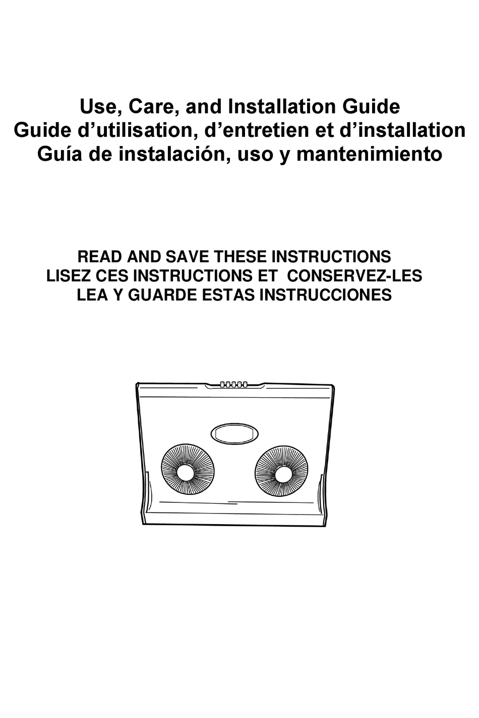 ELICA ETR836WT USE, CARE AND INSTALLATION MANUAL Pdf Download ManualsLib