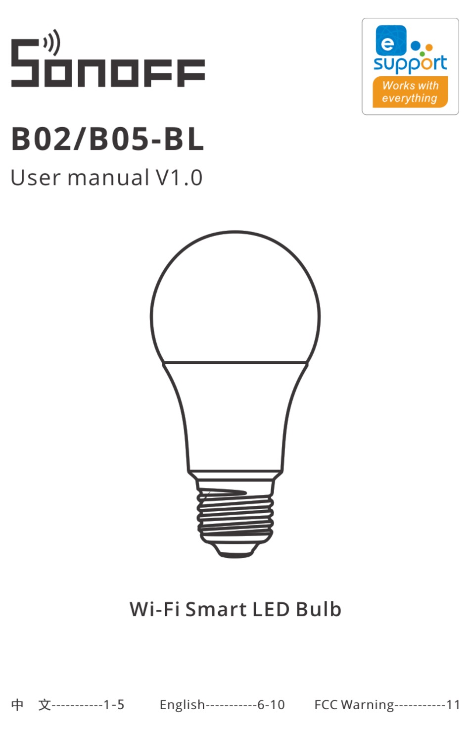 SONOFF B05-BL USER MANUAL Pdf Download | ManualsLib