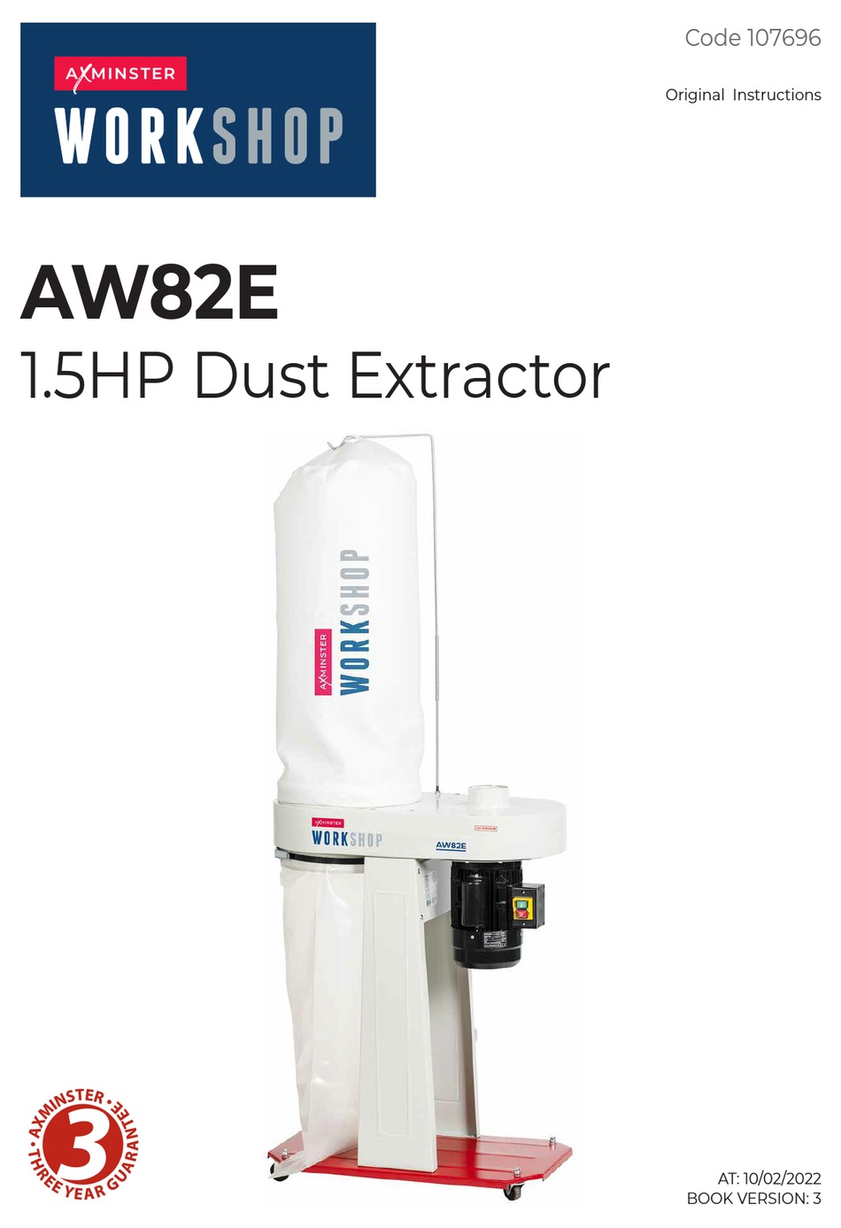 AXMINSTER AW82E ORIGINAL INSTRUCTIONS MANUAL Pdf Download ManualsLib