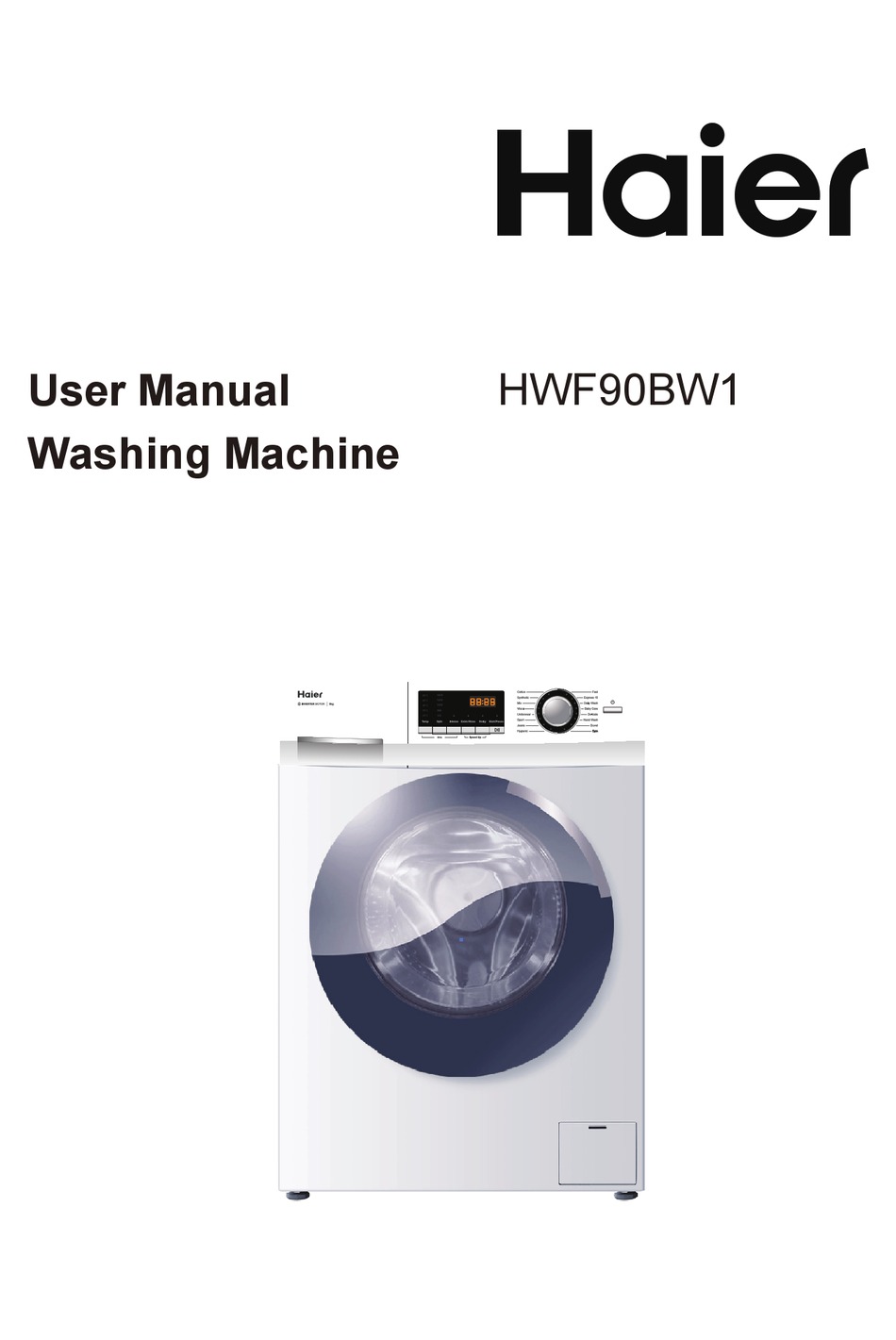 Haier Hwf Bw User Manual Pdf Download Manualslib