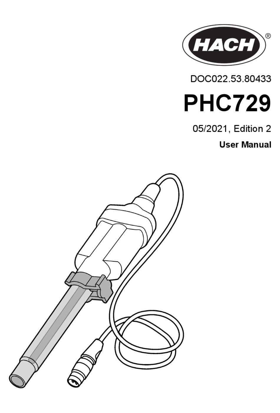 HACH PHC729 USER MANUAL Pdf Download ManualsLib