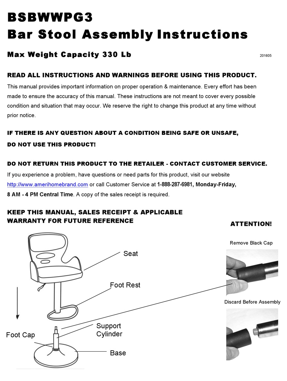 AMERIHOME BSBWWPG3 ASSEMBLY INSTRUCTIONS Pdf Download ManualsLib