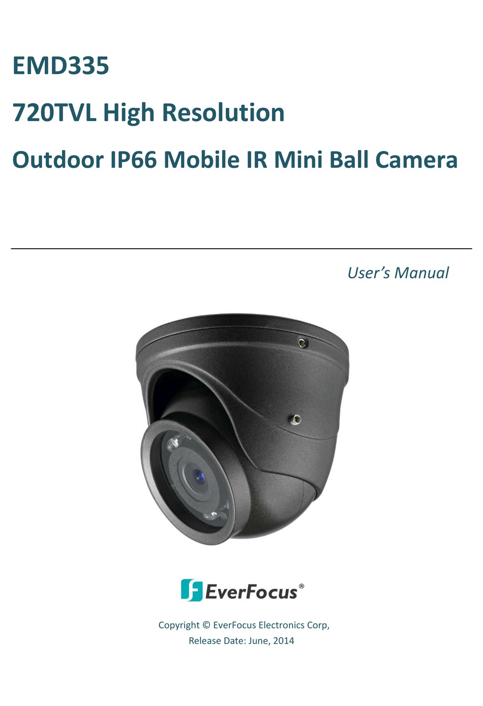 EVERFOCUS EMD335 USER MANUAL Pdf Download ManualsLib