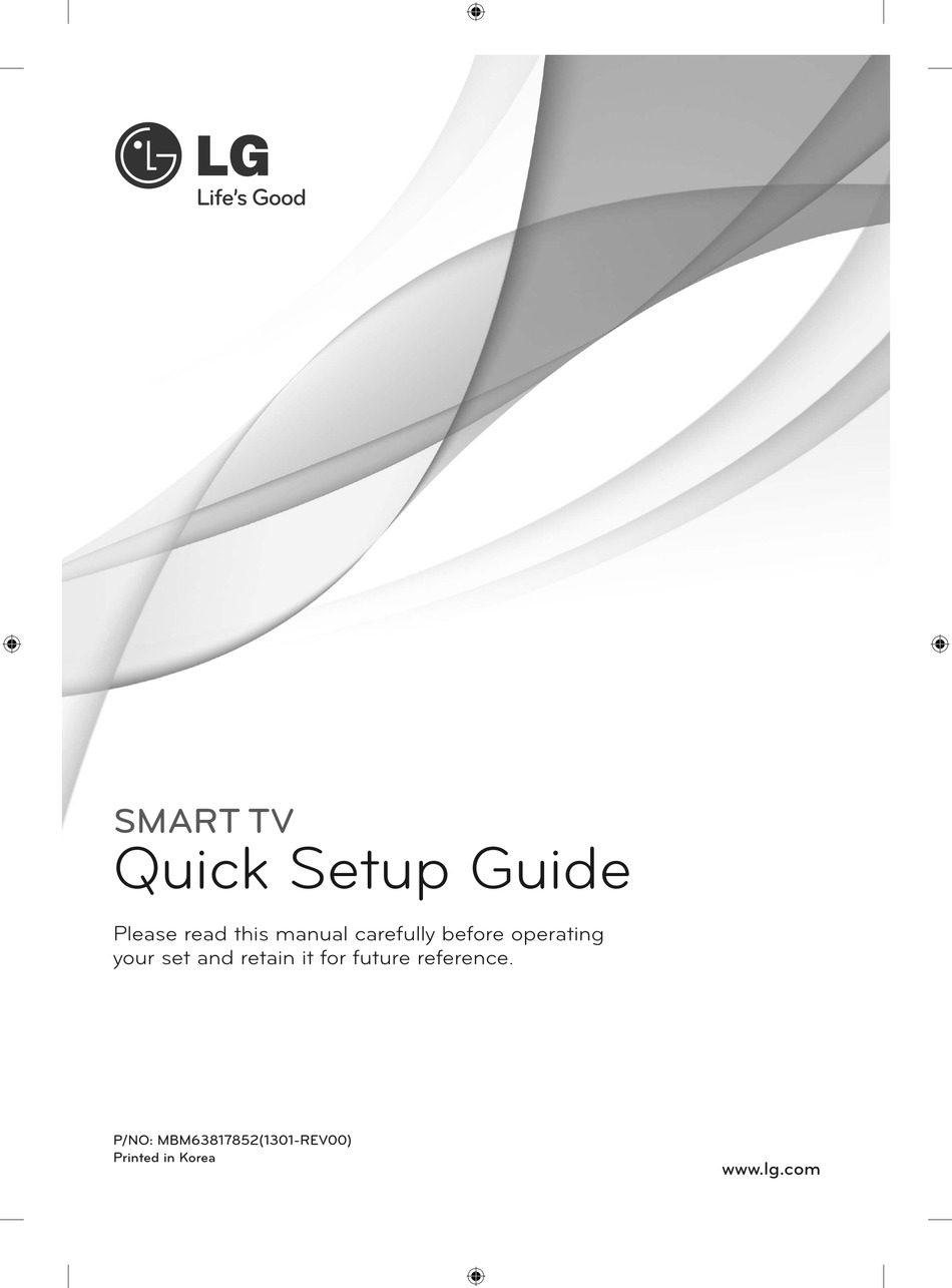 LG 42LA667V QUICK SETUP MANUAL Pdf Download ManualsLib