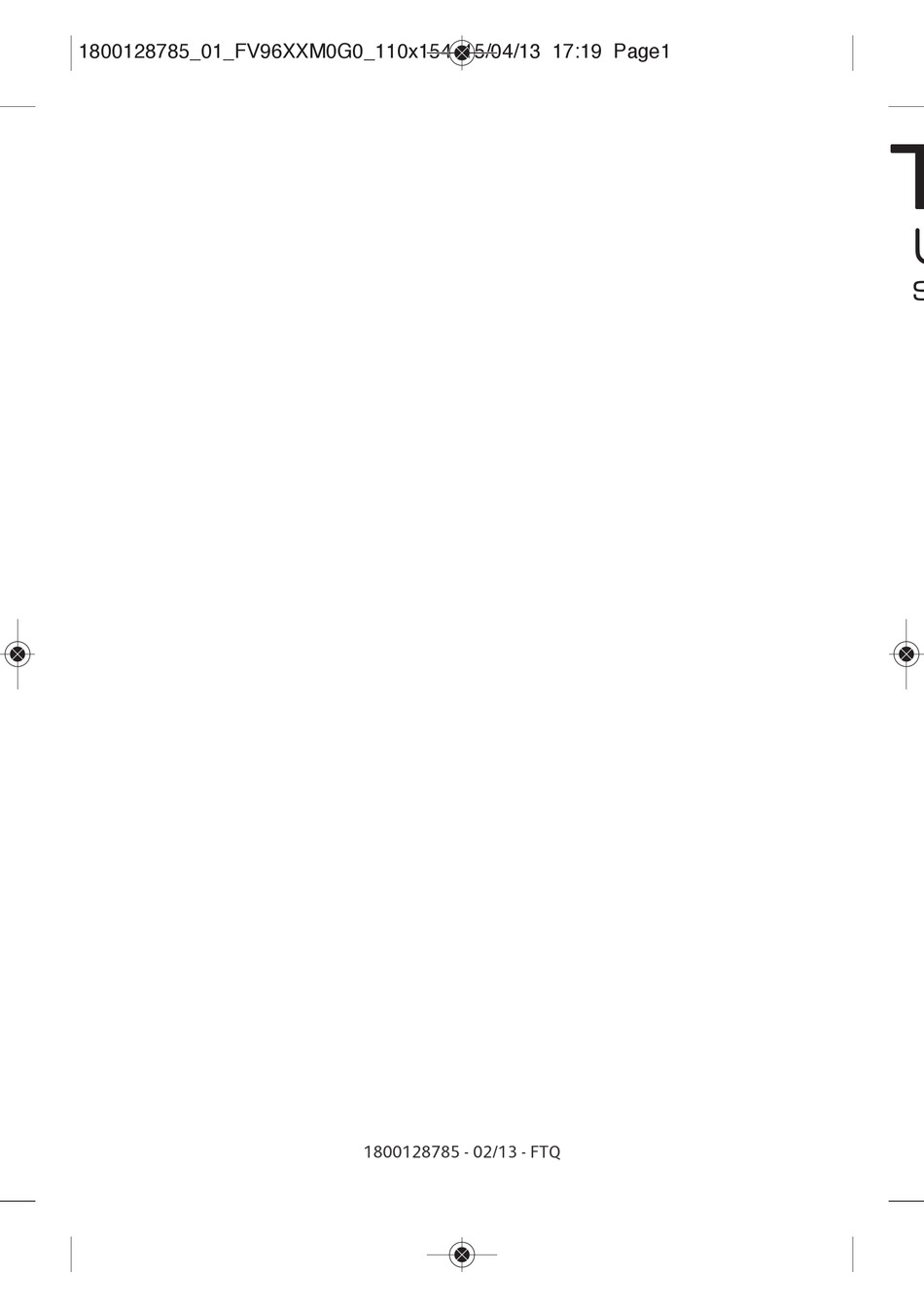 TEFAL ULTIMATE STEAM POWER FV9620 MANUAL Pdf Download ManualsLib