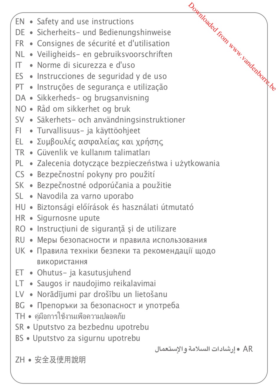 CALOR GV9062C0 SAFETY AND USE INSTRUCTIONS Pdf Download ManualsLib