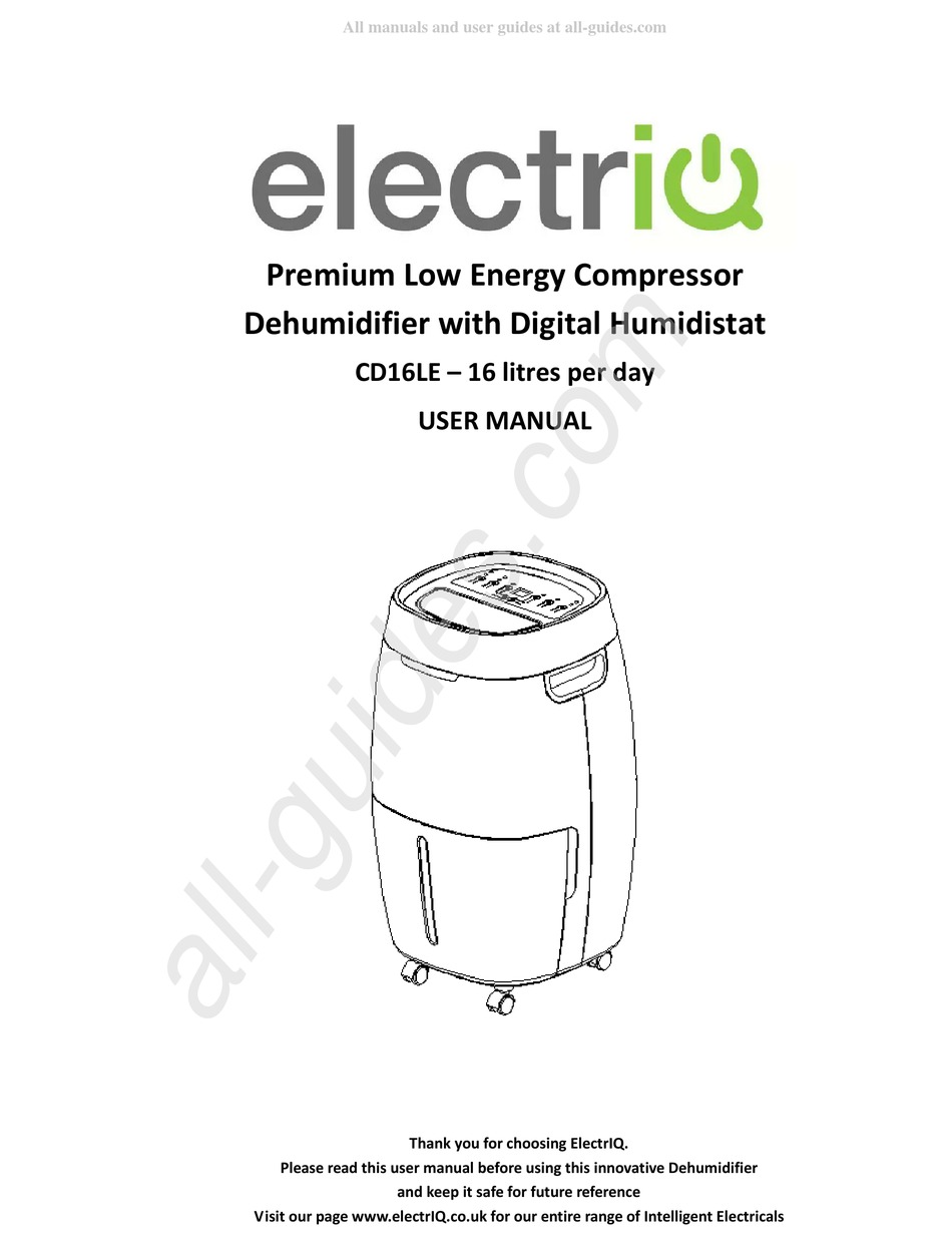 ELECTRIQ CD16LE USER MANUAL Pdf Download | ManualsLib