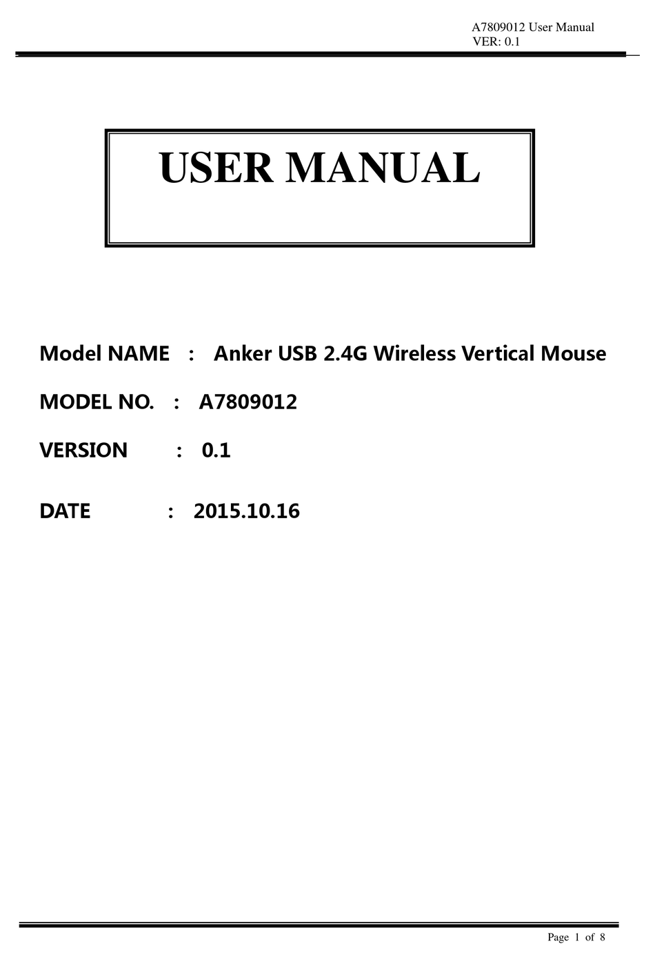 ANKER A7809012 USER MANUAL Pdf Download | ManualsLib