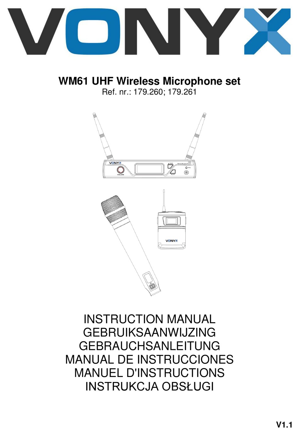 VONYX WM61 INSTRUCTION MANUAL Pdf Download | ManualsLib