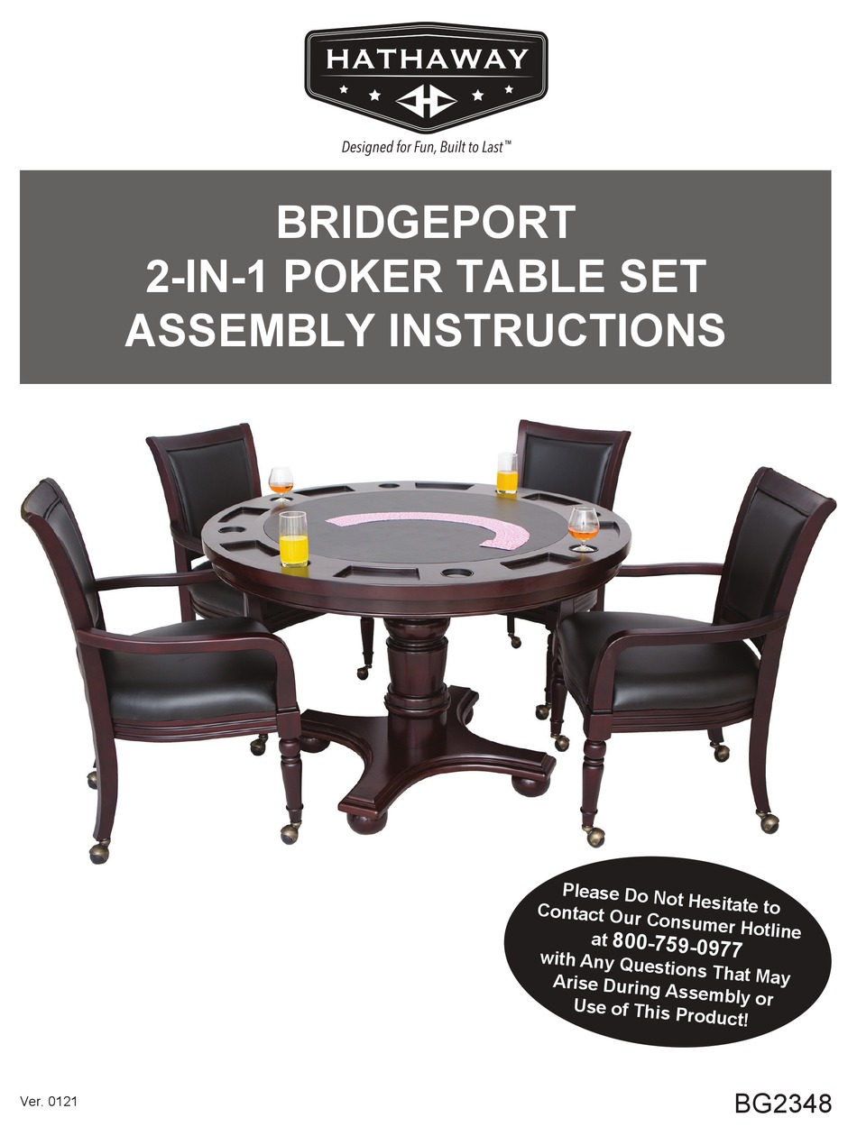 HATHAWAY BRIDGEPORT BG2348W ASSEMBLY INSTRUCTIONS MANUAL Pdf Download