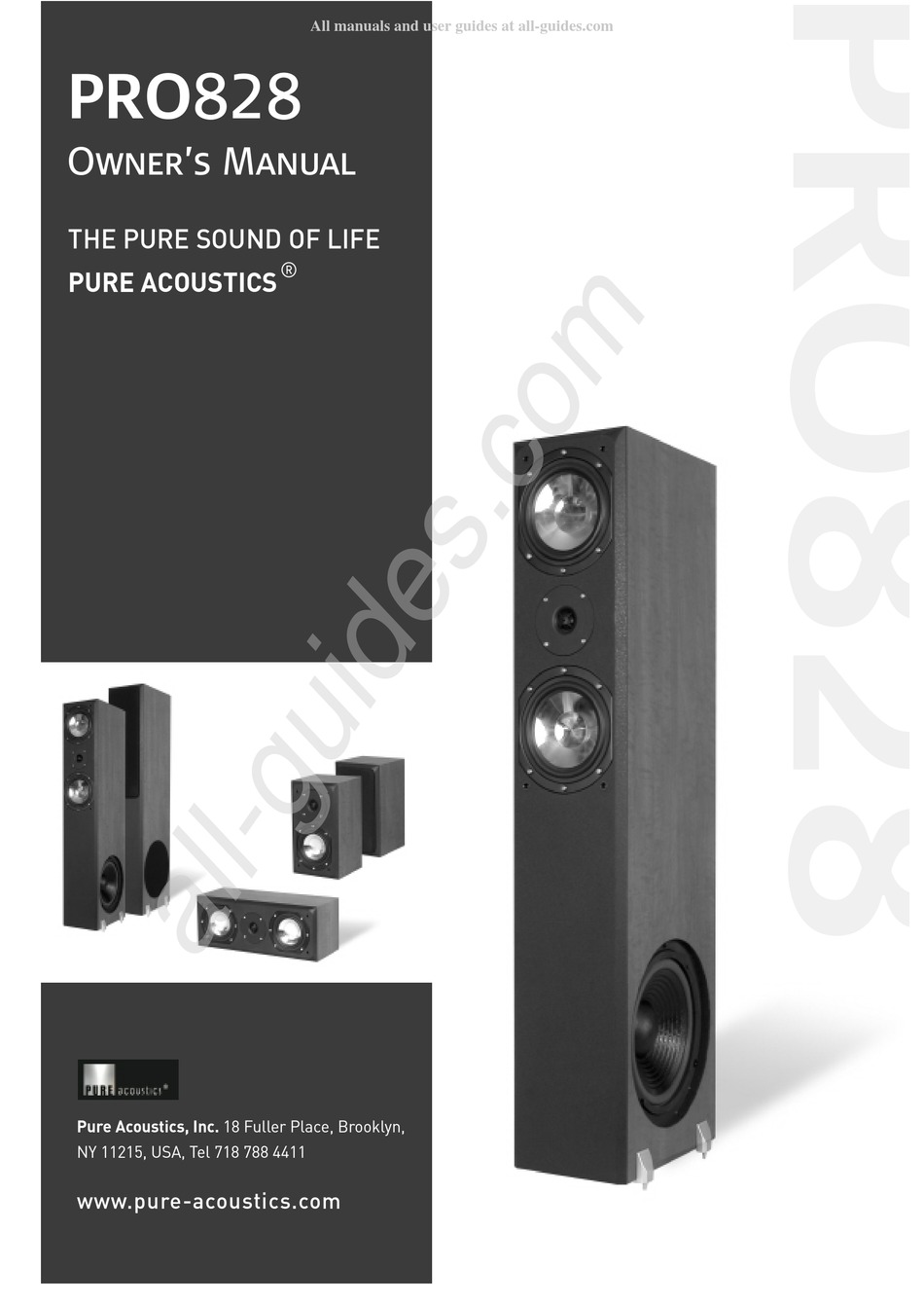 PURE ACOUSTICS PRO828 OWNER'S MANUAL Pdf Download ManualsLib