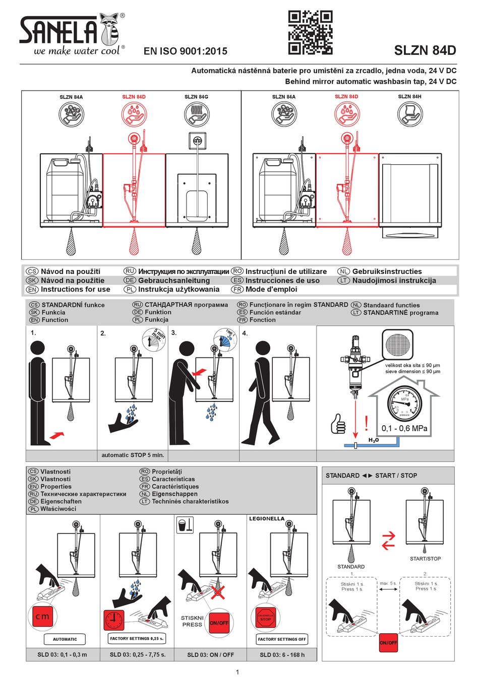 SANELA SLZN 84D INSTRUCTIONS FOR USE MANUAL Pdf Download ManualsLib