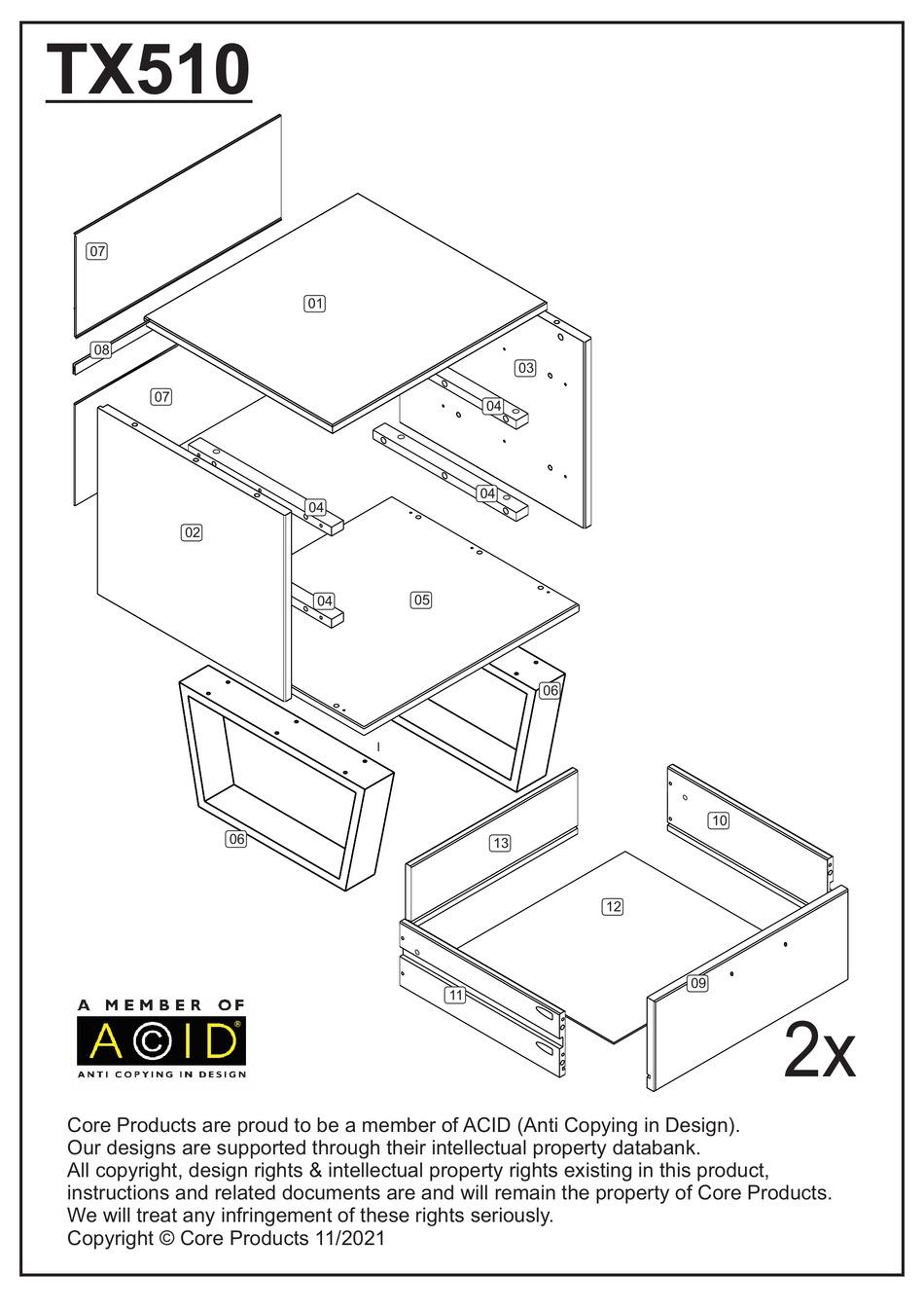 CORE PRODUCTS TX510 MANUAL Pdf Download ManualsLib