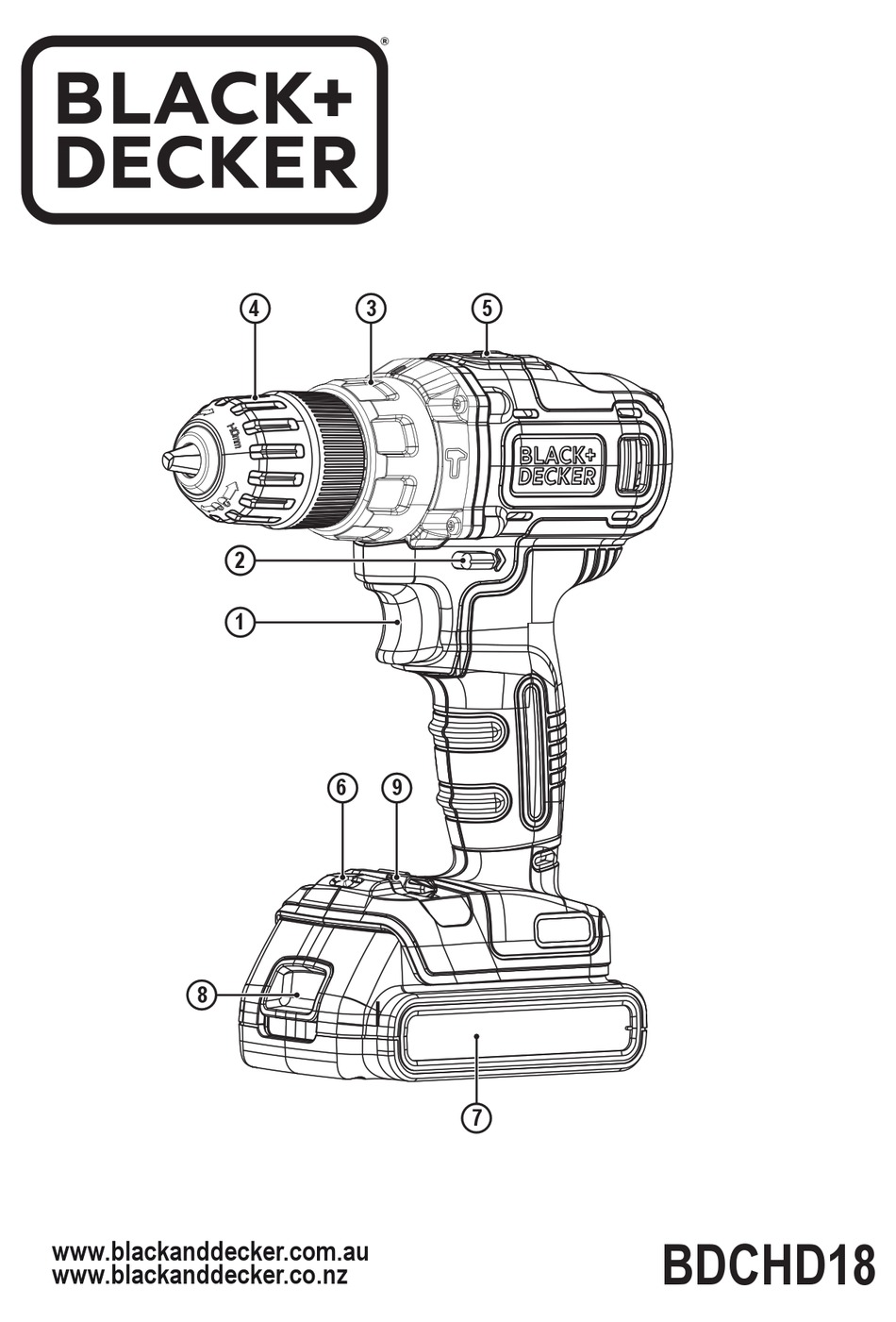 BLACK & DECKER BDCHD18SC1 MANUAL Pdf Download | ManualsLib