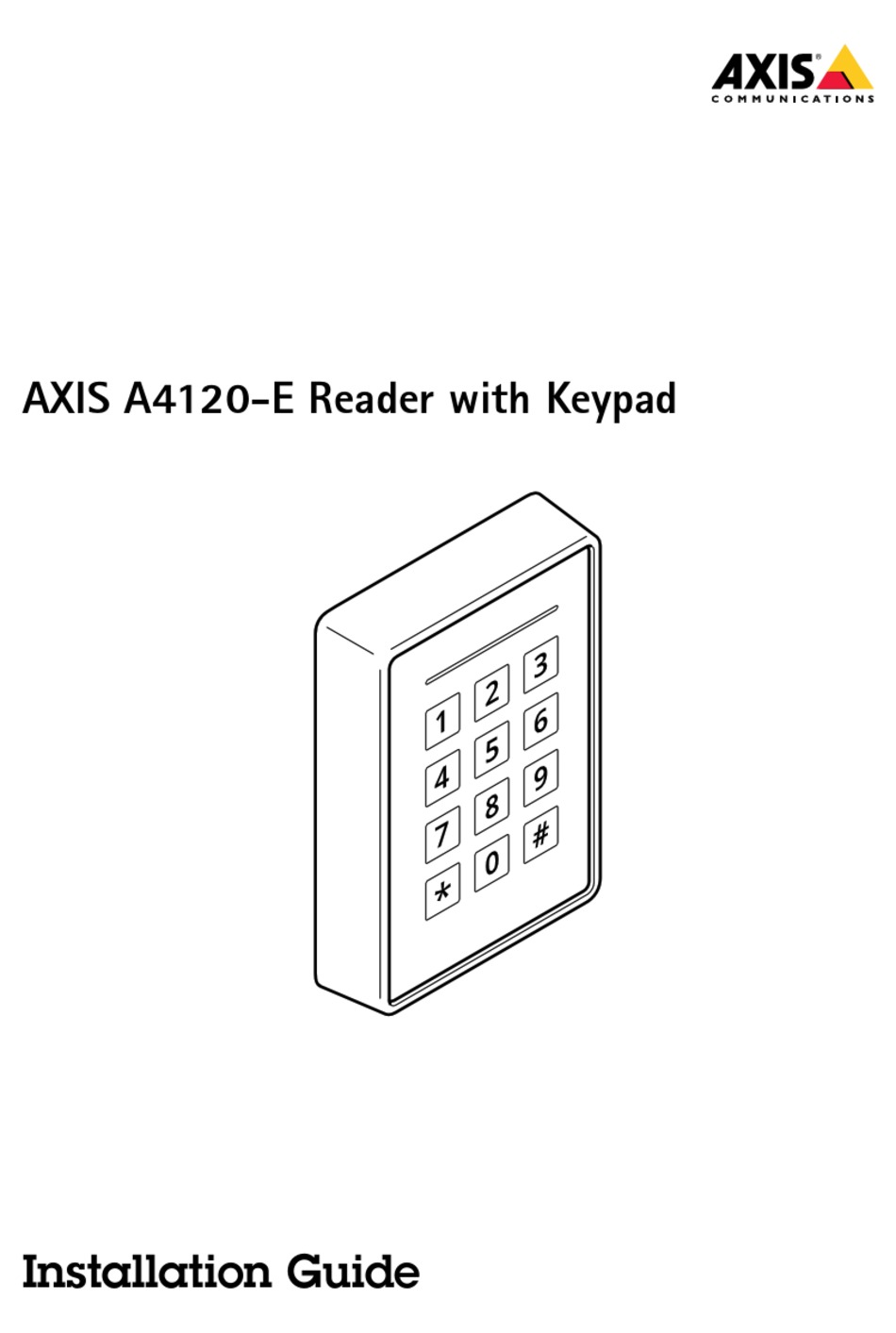 AXIS 忙しない A4011-E Reader