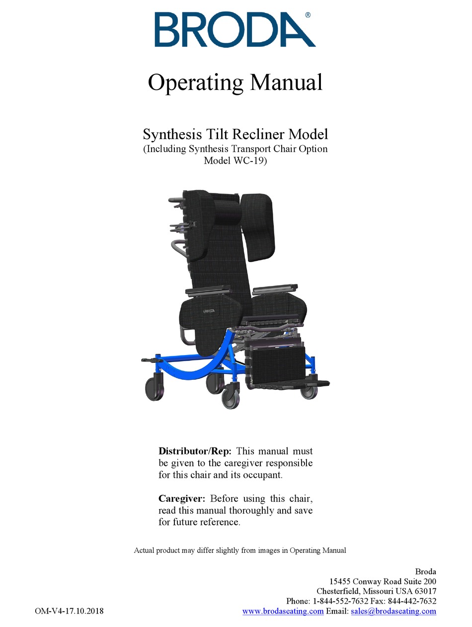 BRODA WC19 OPERATING MANUAL Pdf Download ManualsLib