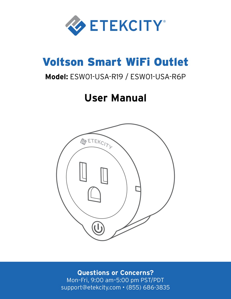 ETEKCITY VOLTSON ESW01USAR19 USER MANUAL Pdf Download ManualsLib