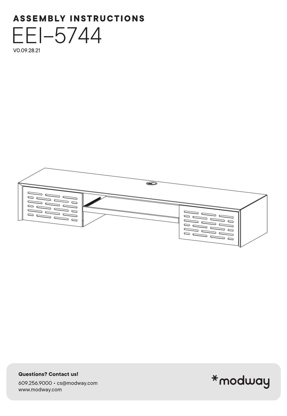 MODWAY EEI 5744 ASSEMBLY INSTRUCTIONS MANUAL Pdf Download ManualsLib   Modway Eei 5744 