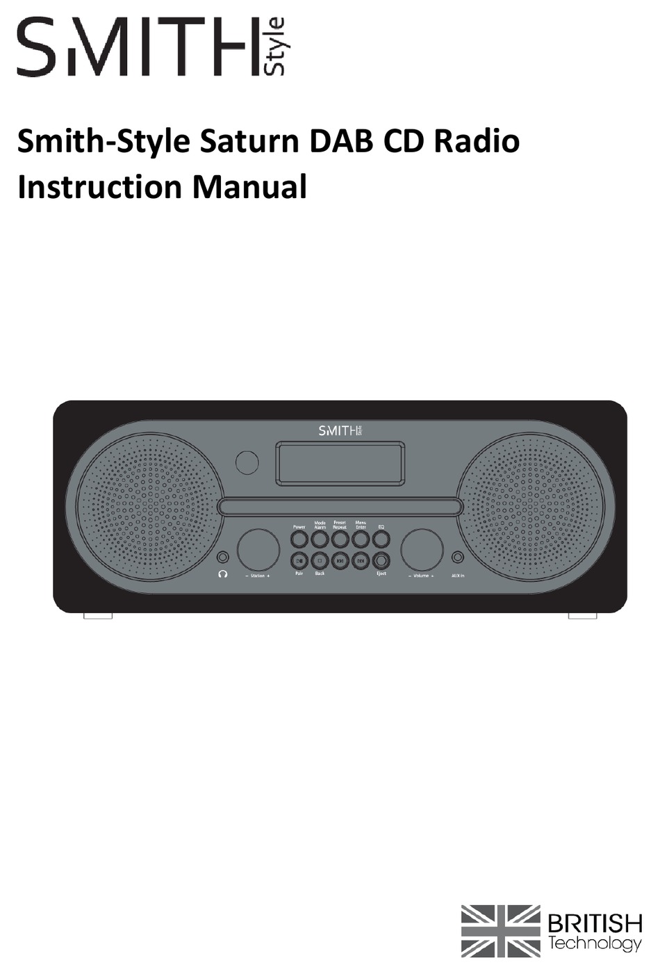 SMITH SATURN DAB INSTRUCTION MANUAL Pdf Download ManualsLib