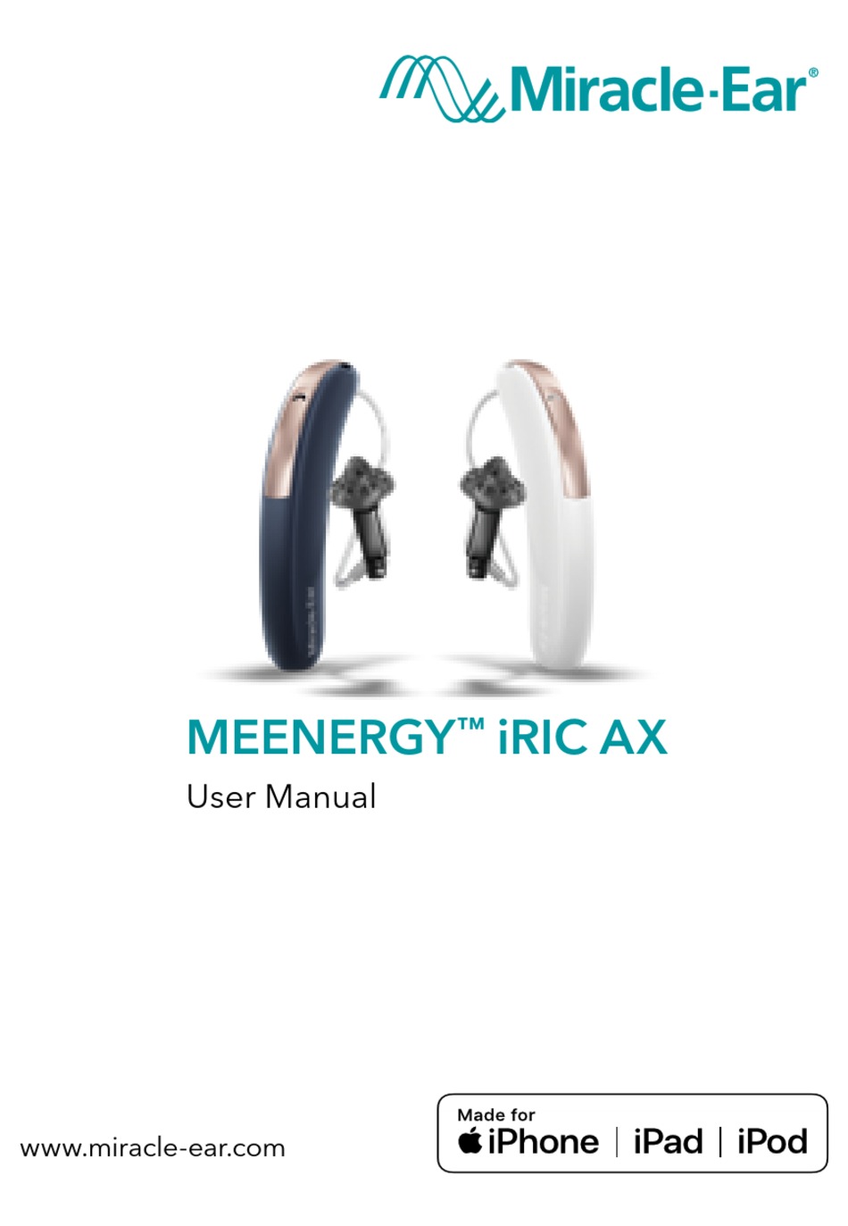 MIRACLEEAR MEENERGY IRIC AX USER MANUAL Pdf Download ManualsLib