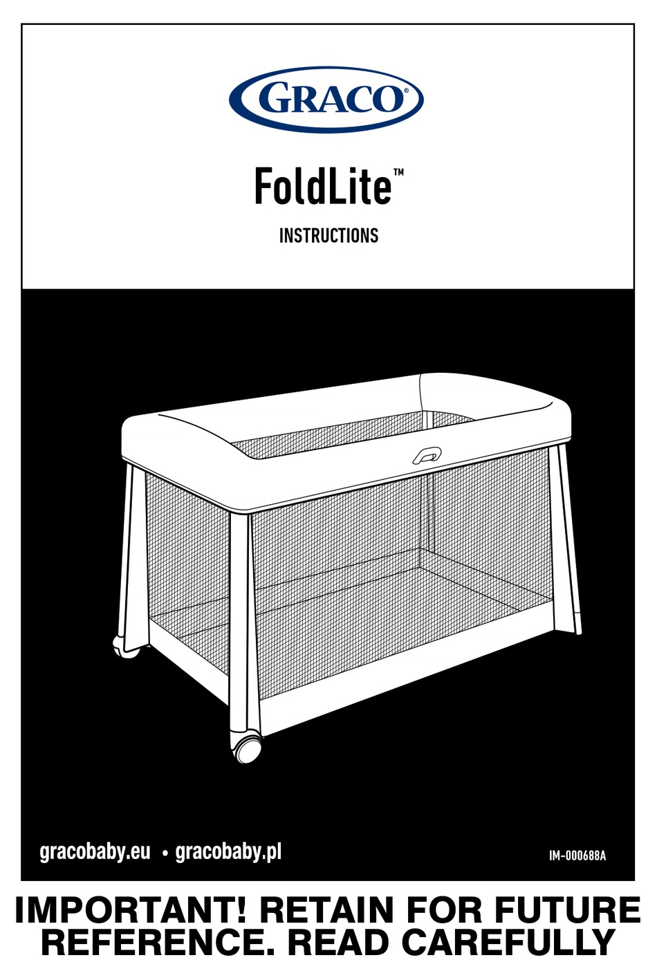 GRACO FOLDLITE INSTRUCTIONS MANUAL Pdf Download ManualsLib