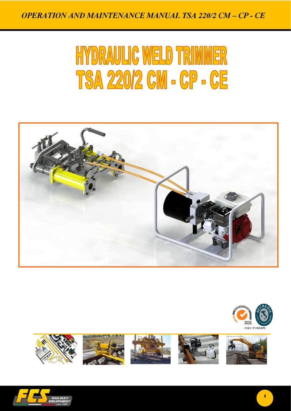 FCS TSA 220/2 CM OPERATION AND MAINTENANCE MANUAL Pdf Download ManualsLib