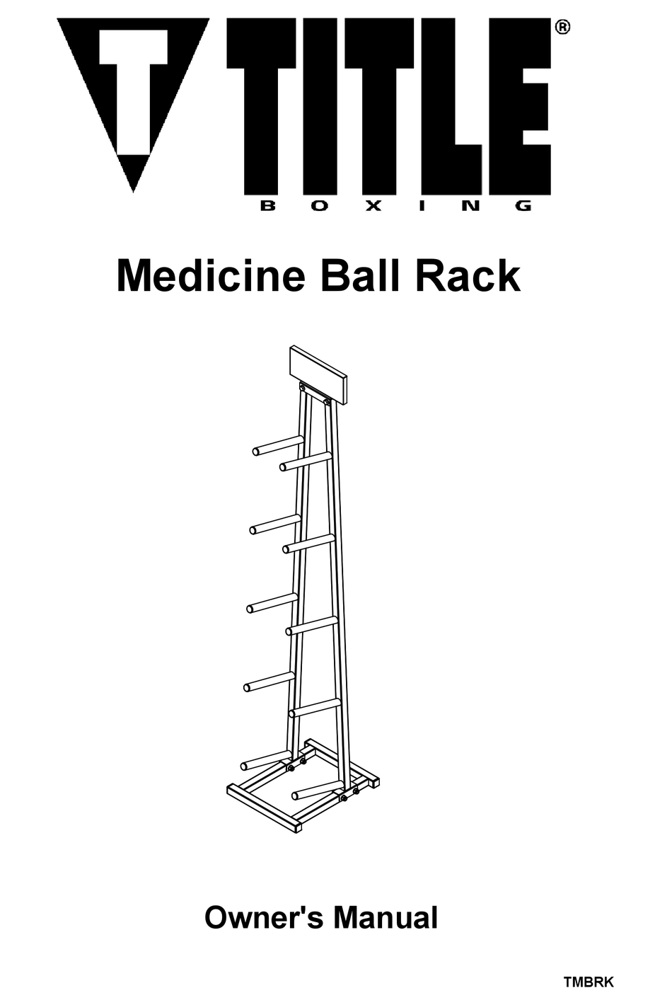 TITLE BOXING MEDICINE BALL RACK OWNER'S MANUAL Pdf Download ManualsLib