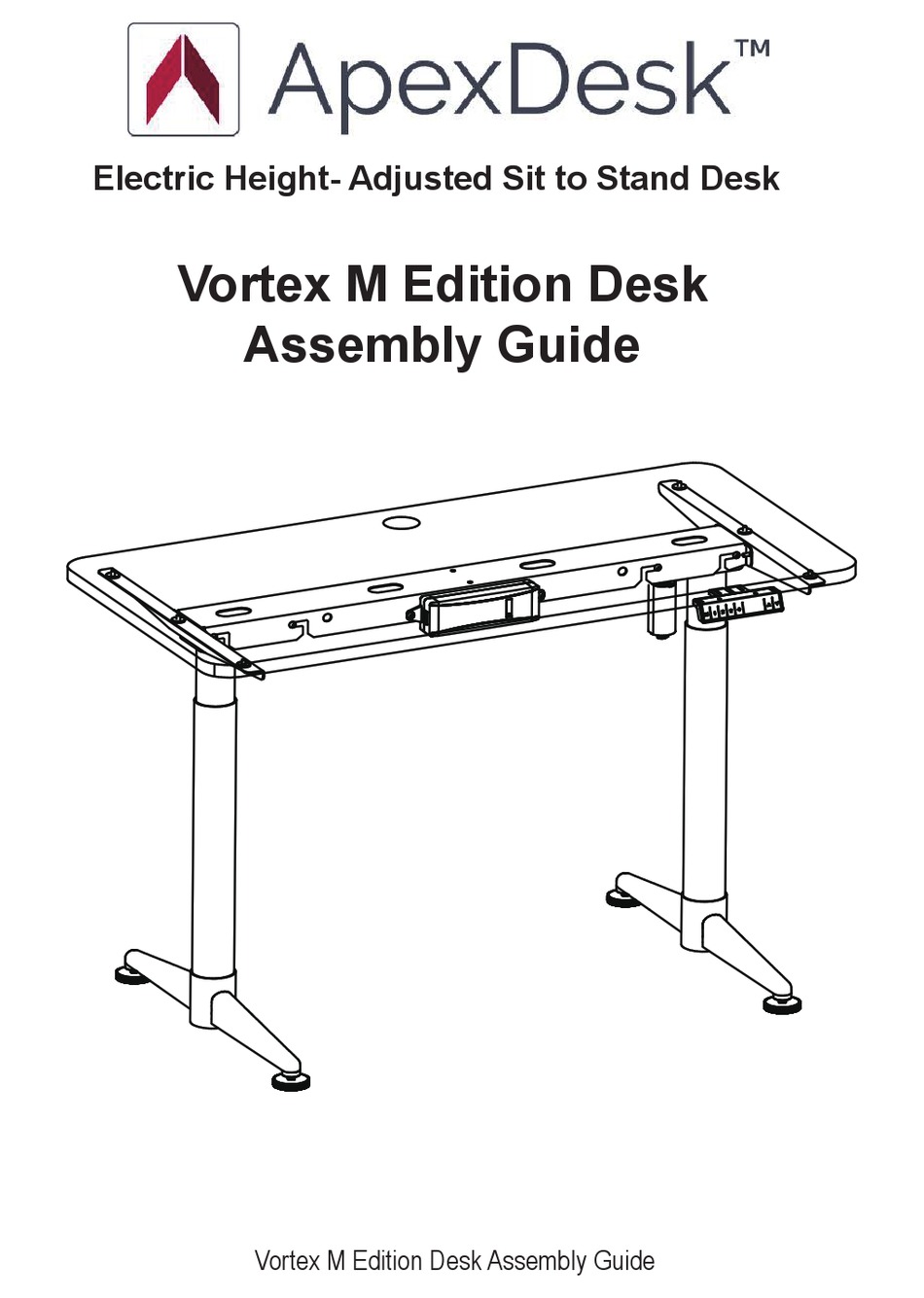 APEXDESK VORTEX M ASSEMBLY MANUAL Pdf Download ManualsLib