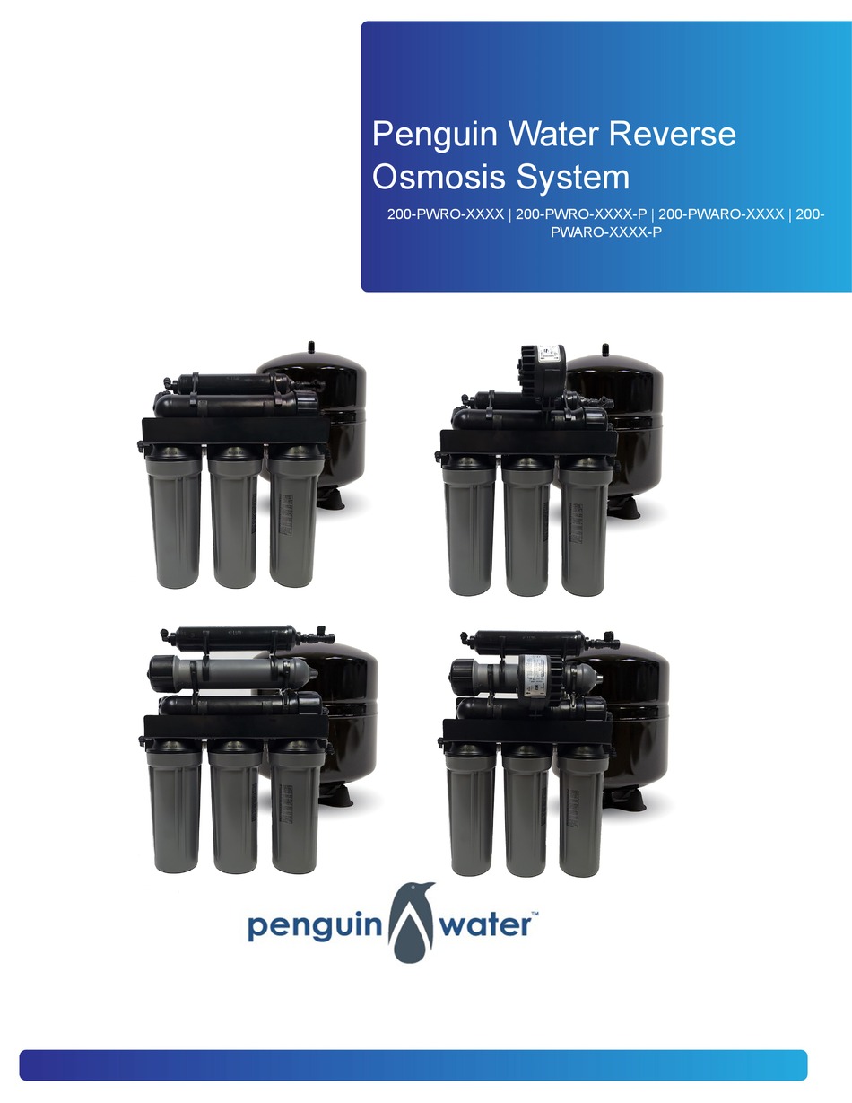 PENGUIN WATER 200PWRO SERIES MANUAL Pdf Download ManualsLib