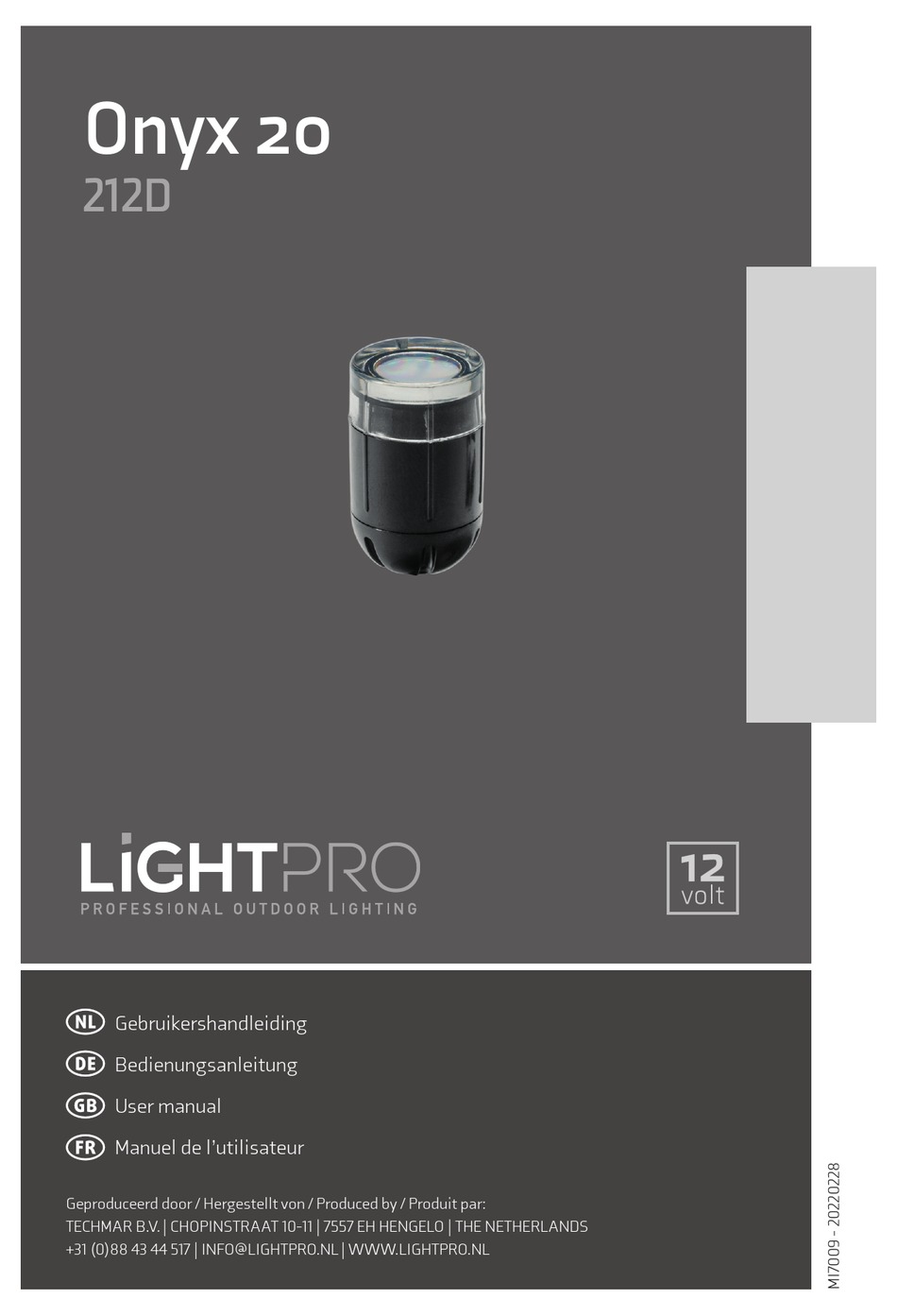 LIGHTPRO ONYX 20 USER MANUAL Pdf Download ManualsLib