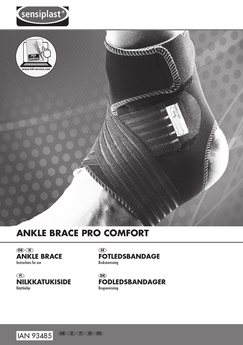 SENSIPLAST 93485 INSTRUCTIONS FOR USE Pdf Download ManualsLib