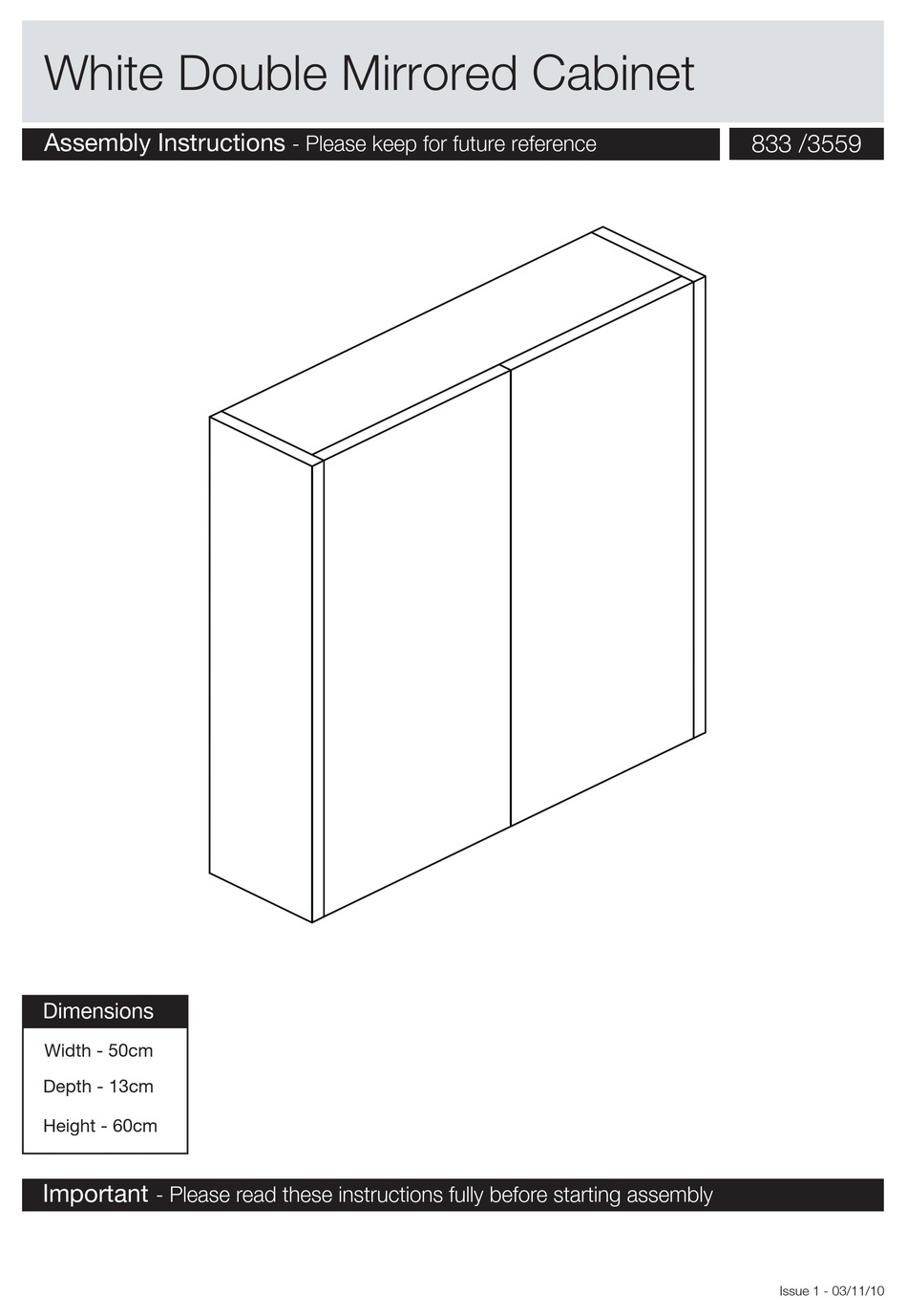 ARGOS 833 /3559 ASSEMBLY INSTRUCTIONS MANUAL Pdf Download ManualsLib