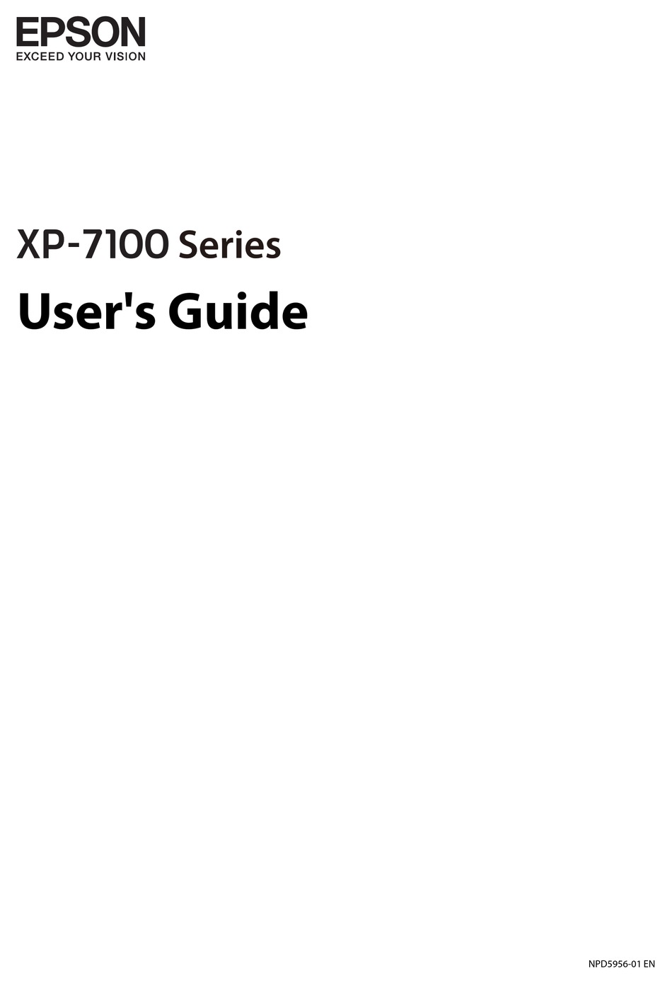 Epson Expression Premium Xp 7100 Series User Manual Pdf Download Manualslib 5476