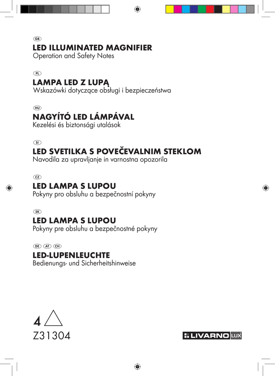 User manual Livarno Lux HG01089 (English - 45 pages)