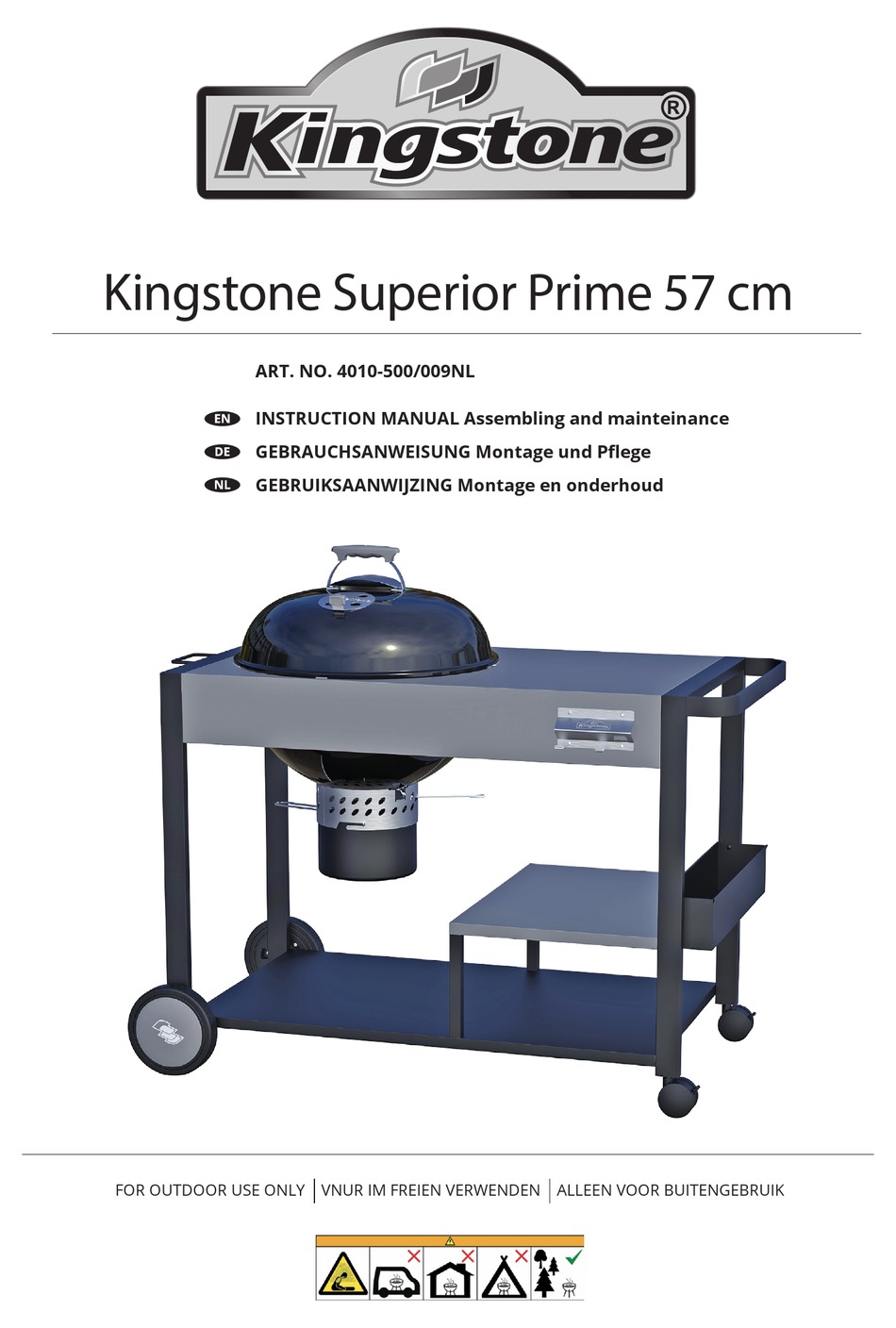 KINGSTONE SUPERIOR PRIME 4010500/009NL INSTRUCTION MANUAL Pdf Download