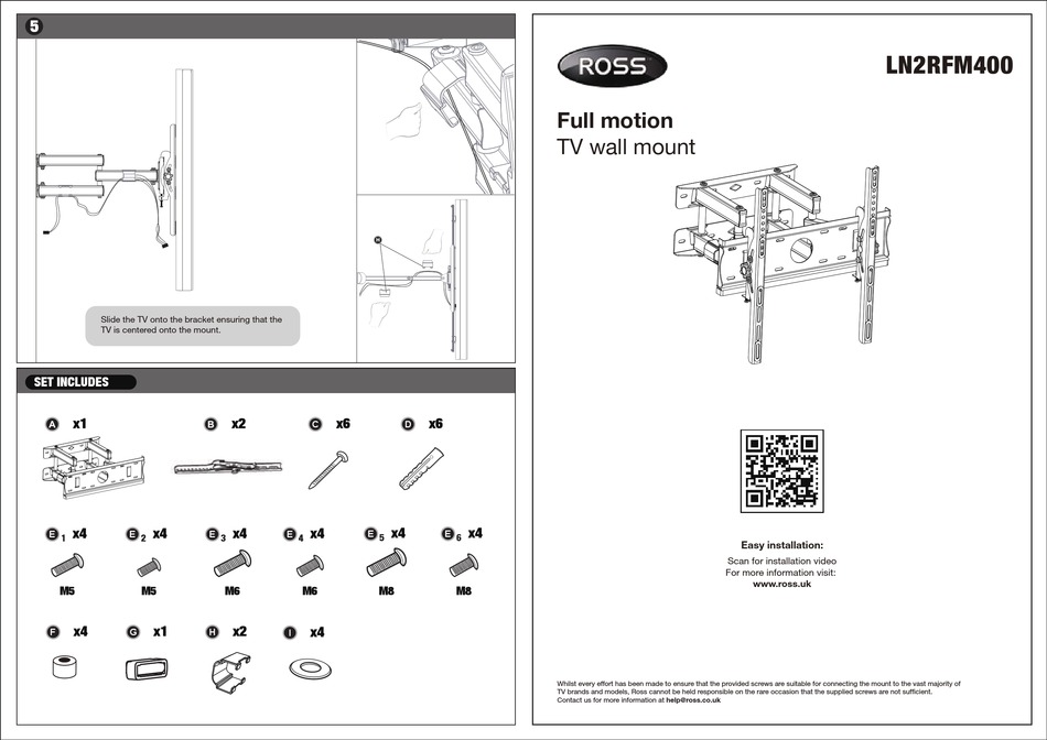 ROSS LN2RFM400 ASSEMBLY INSTRUCTIONS Pdf Download ManualsLib